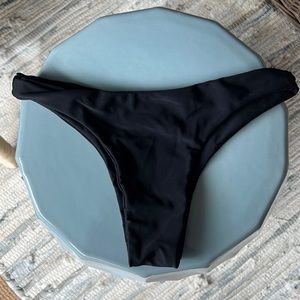 Mikoh Black Bikini Bottom. Sz M